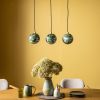 Atkin and Thyme Tula Trio Pendant Light Off