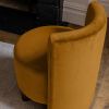 Atkin and Thyme Wesley Occasional Chair in Mustard Top View