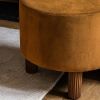 Atkin and Thyme Wesley Occasional Chair in Mustard Leg Detail