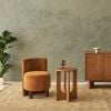 Atkin and Thyme Wesley Occasional Chair in Mustard With Umi Side Table