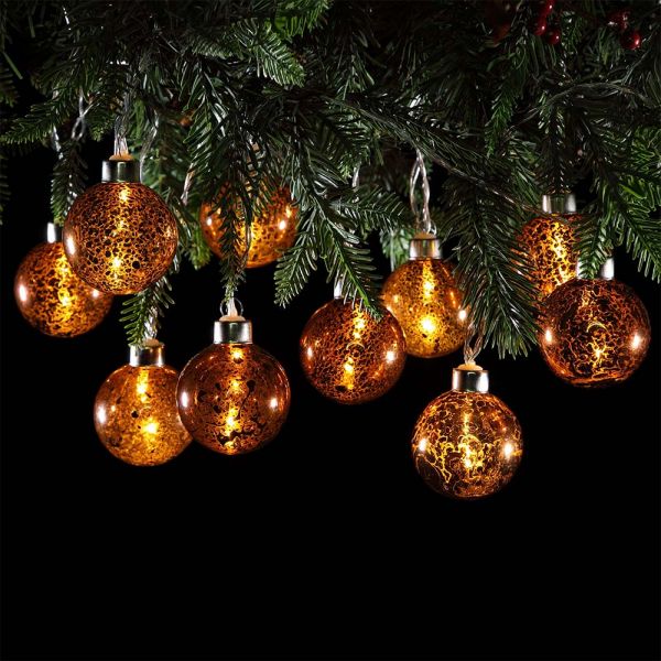 Copper Bauble Garland