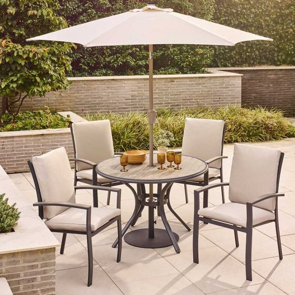 Atkin and Thyme Gabriela 4 Seat Dining Set 