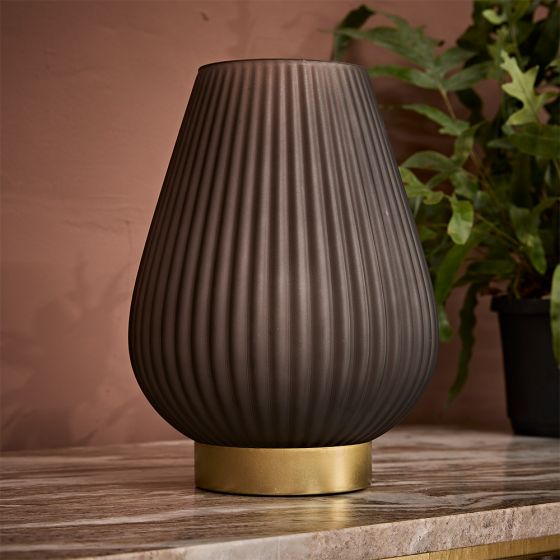 Atkin and Thyme Phoebe Table Lamp in Grey