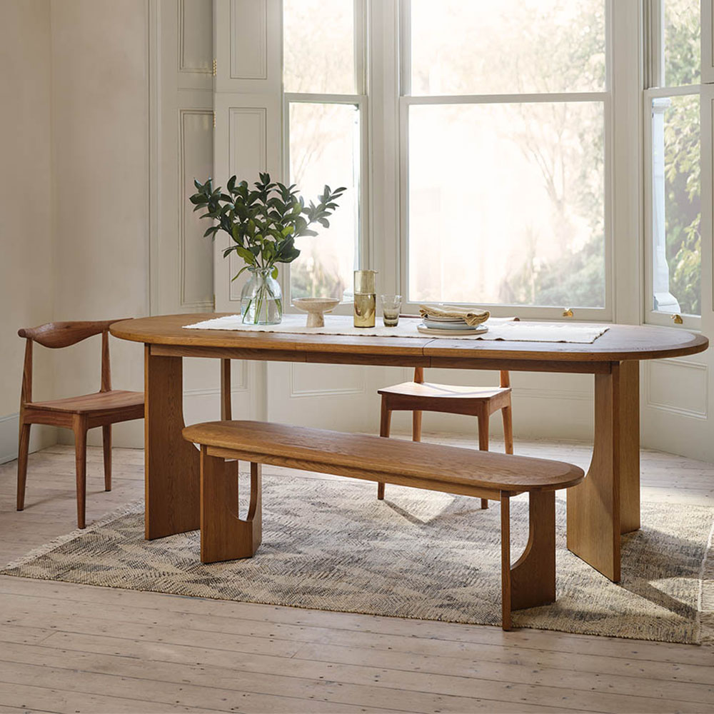 Umi Solid Oak Dining Table 